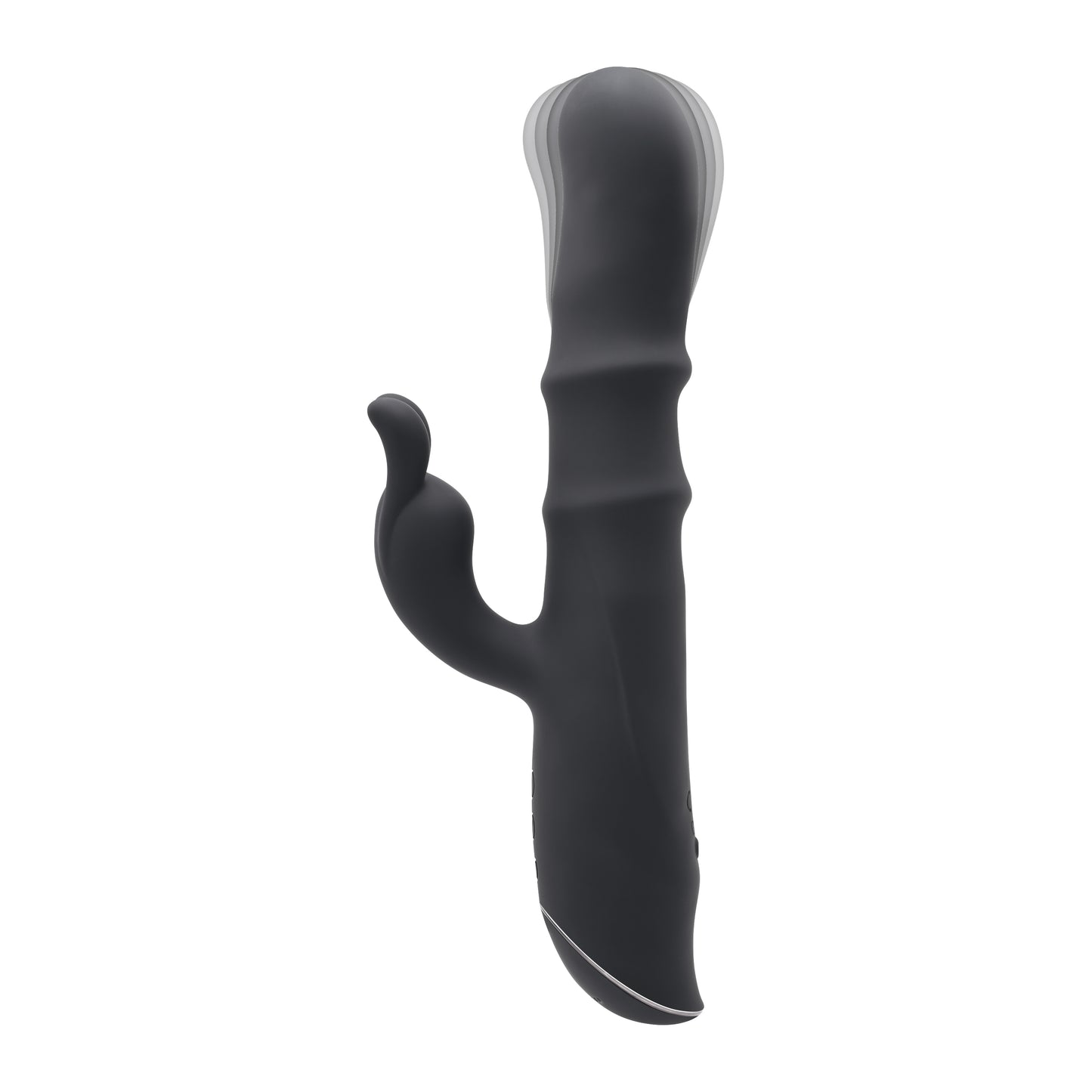 Evolved RINGMASTER Black 23.1cm USB Rechargeable Rabbit Vibrator