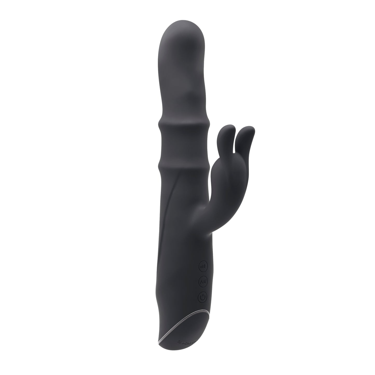 Evolved RINGMASTER Black 23.1cm USB Rechargeable Rabbit Vibrator