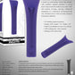 Evolved FULL COVERAGE Purple 11.9cm USB Rechargeable Bullet