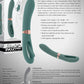 Evolved CHICK FLICK Olive Green 24cm USB Rechargeable Vibrator with Flicking Tip