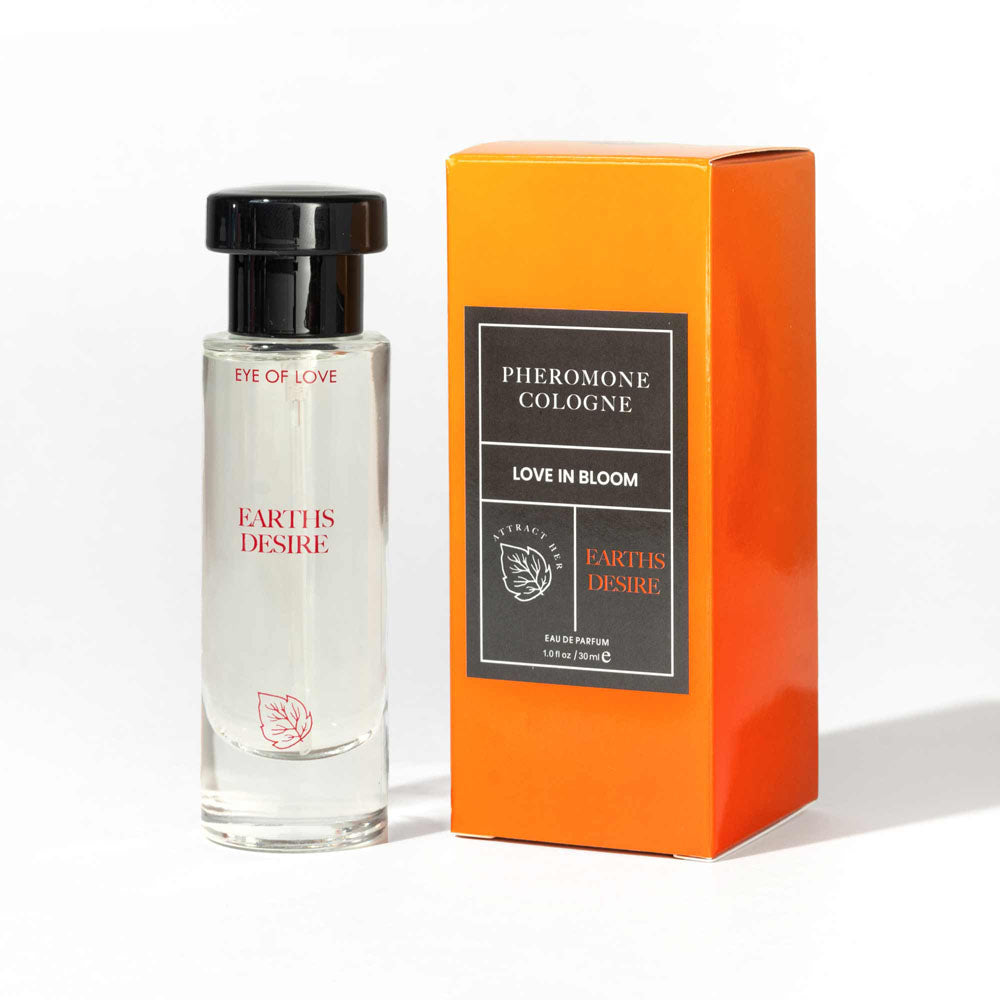 Eye Of Love Bloom Pheromone Earths Desire Cologne for Men to attract Women 30ml
