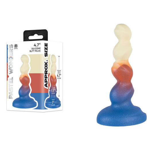 Excellent Power Pastel Wonders 4.7" Silicone Butt Plug