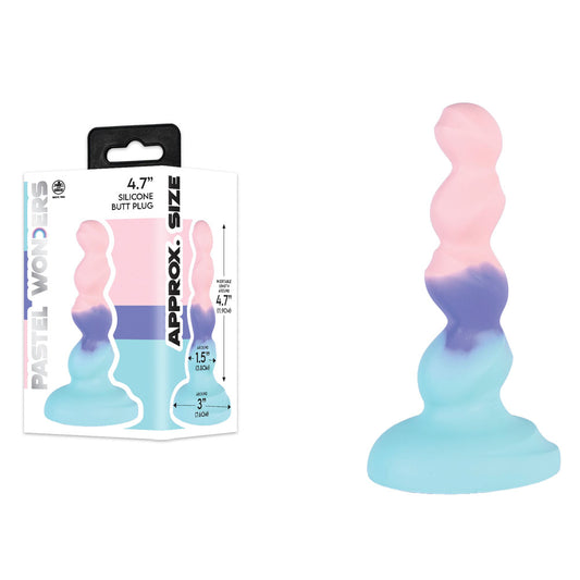 Excellent Power Pastel Wonders 4.7" Silicone Butt Plug