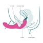Fun Factory Share Lite - Strapless Strap-On - Posable Double Dildo