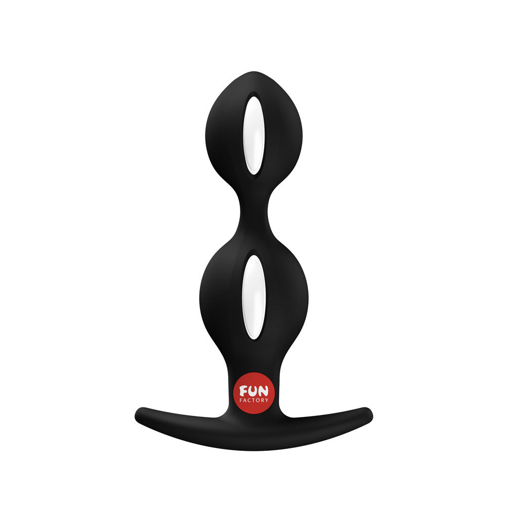 Fun Factory B Balls Duo - Weighted Butt Plug - Black