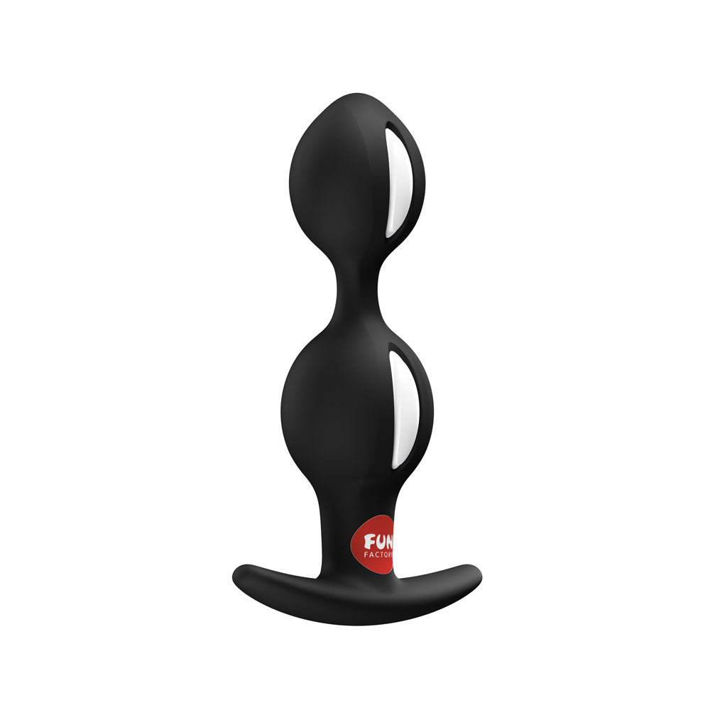 Fun Factory B Balls Duo - Weighted Butt Plug - Black
