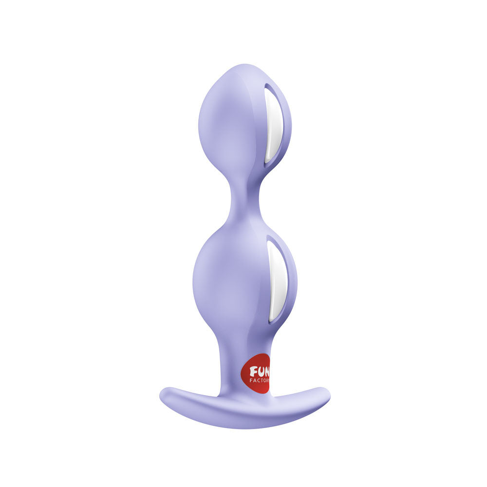 Fun Factory B Balls Duo - Weighted Butt Plug - Purple