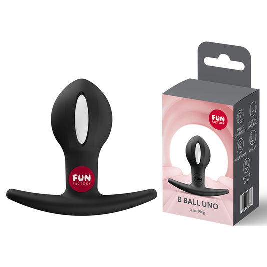 Fun Factory B Ball Uno Anal Weighted Butt Plug Black