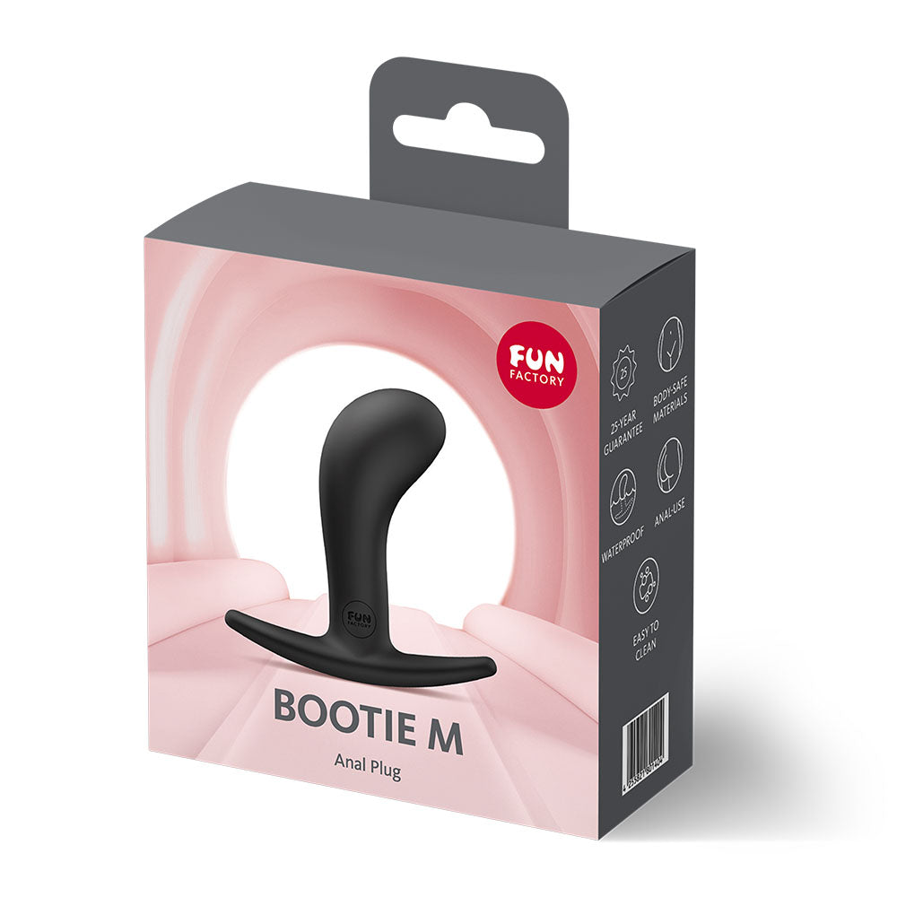 Fun Factory Bootie M - Medium Butt Plug Black