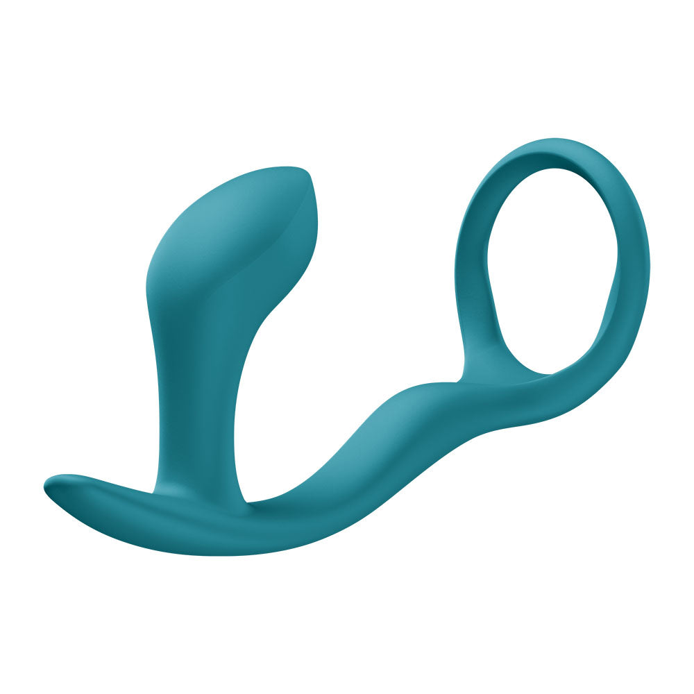 Fun Factory Bootie Ring - Cock Ring and Anal Plug - Bottle Green