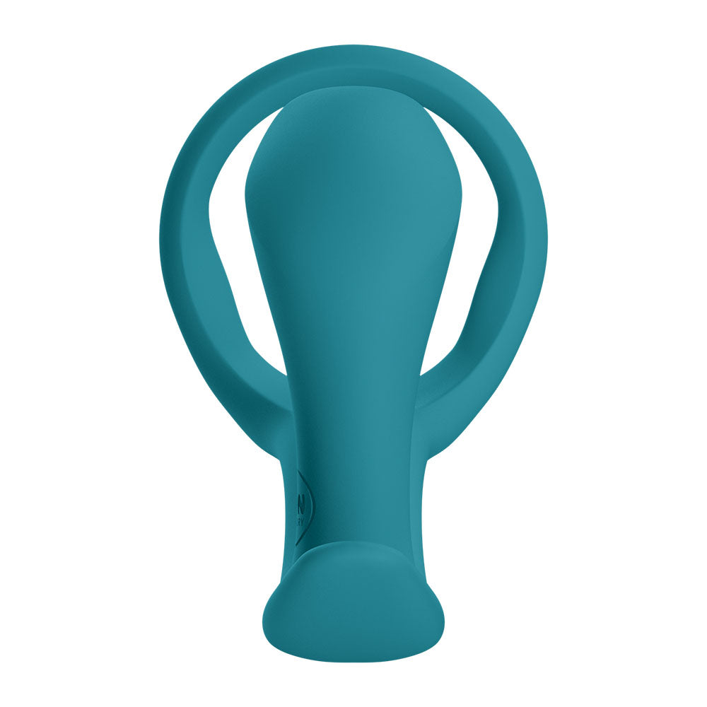 Fun Factory Bootie Ring - Cock Ring and Anal Plug - Bottle Green