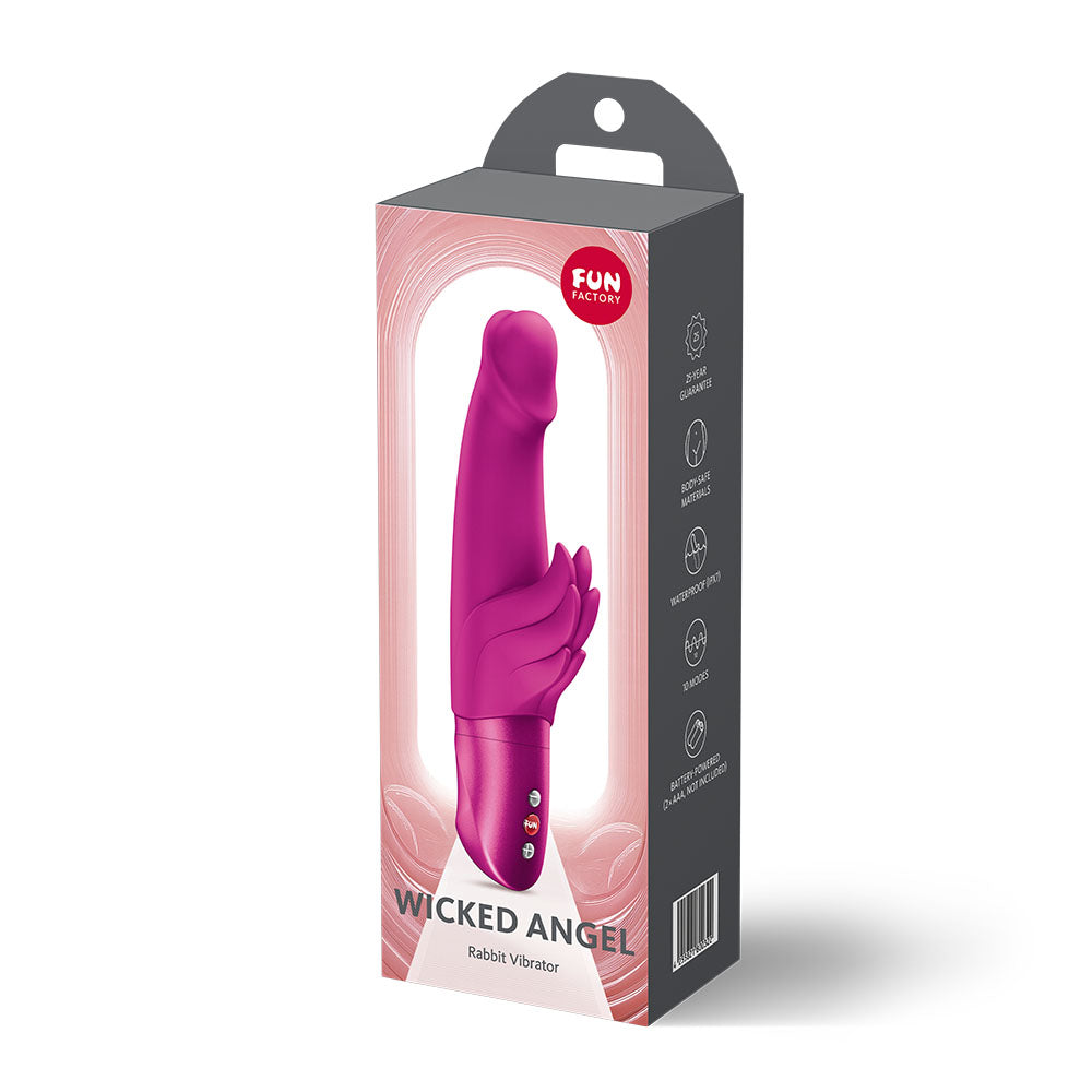 Fun Factory Wicked Angel Rabbit Vibrator - Magenta