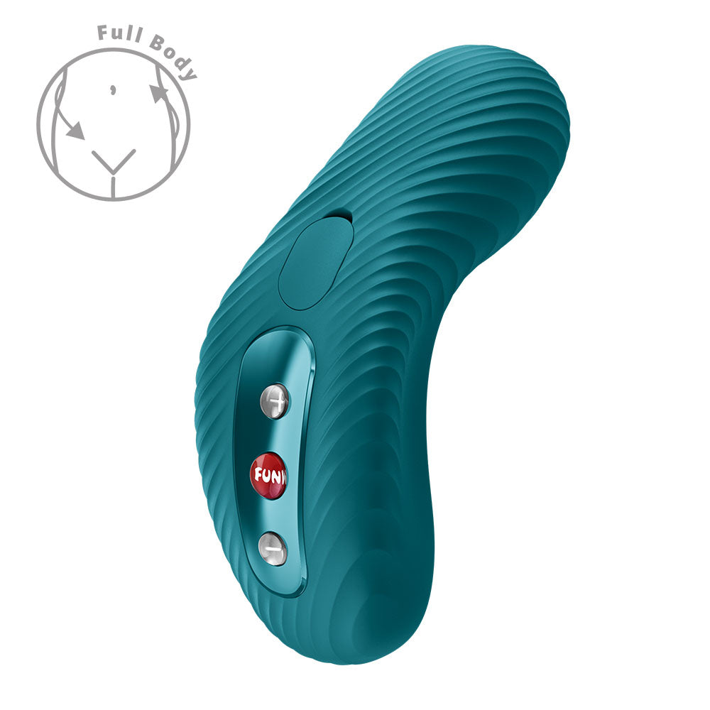 Fun Factory Laya III Lay-On Vibrator - Bottle Green