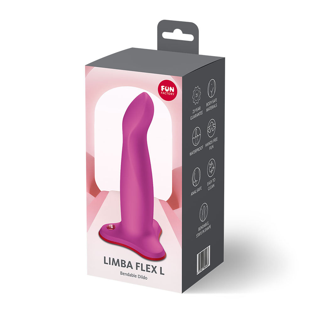 Fun Factory Limba Flex L Dildo - Magenta