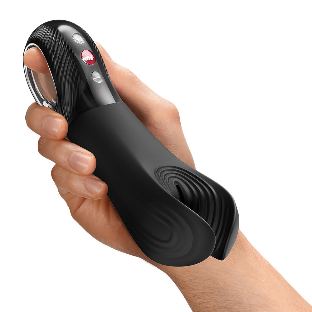 Fun Factory Manta Vibrating Stroker Couples Vibrator 2026 Black