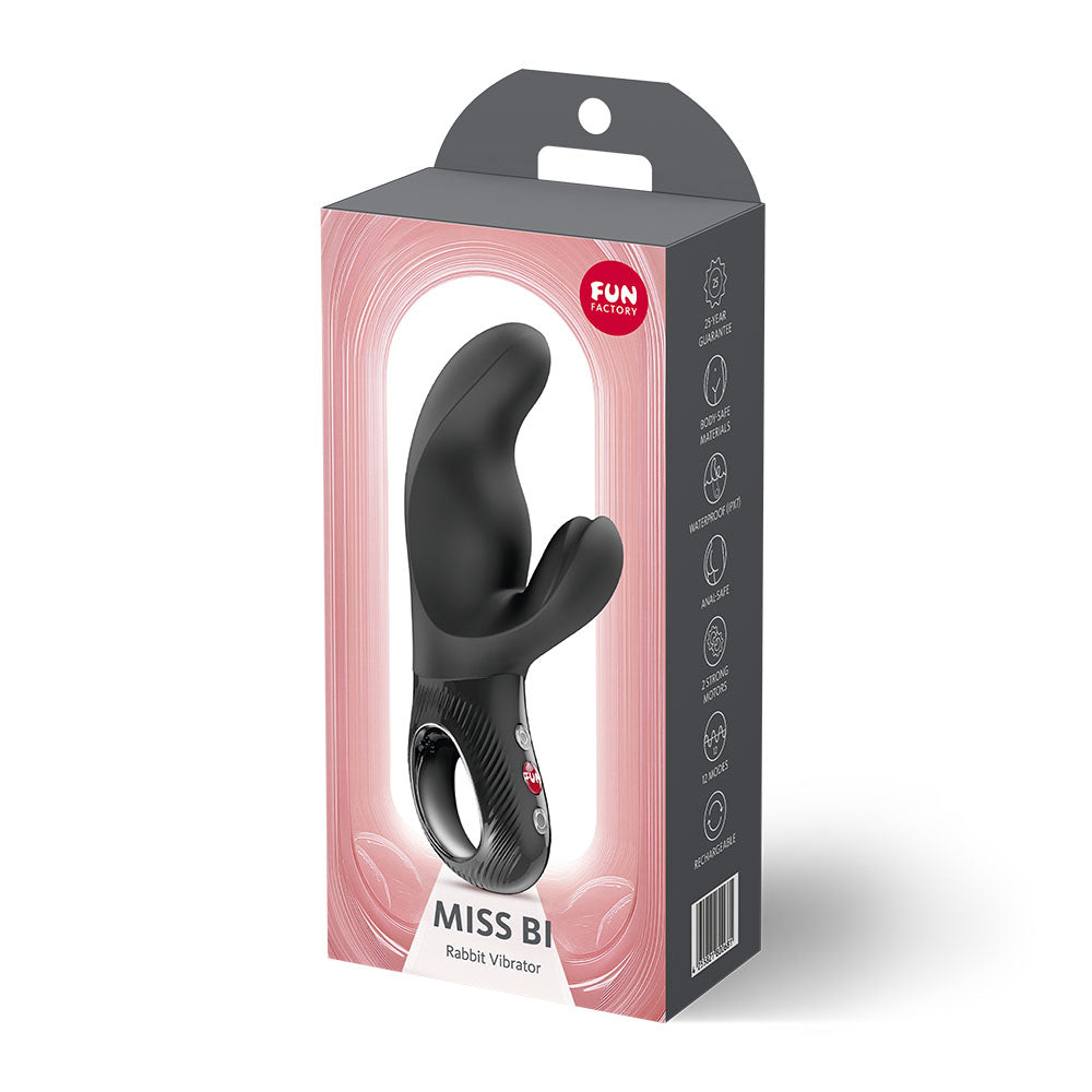 Fun Factory Miss Bi Rabbit Vibrator 2026 Black