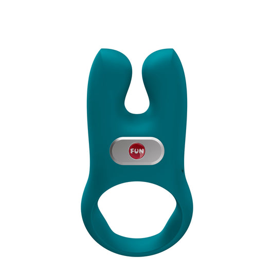 Fun Factory NOS Vibrating Couples Cock Ring - Bottle Green