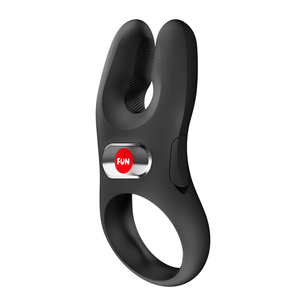 Fun Factory NOS PRO Vibrating Couples Cock Ring - Black