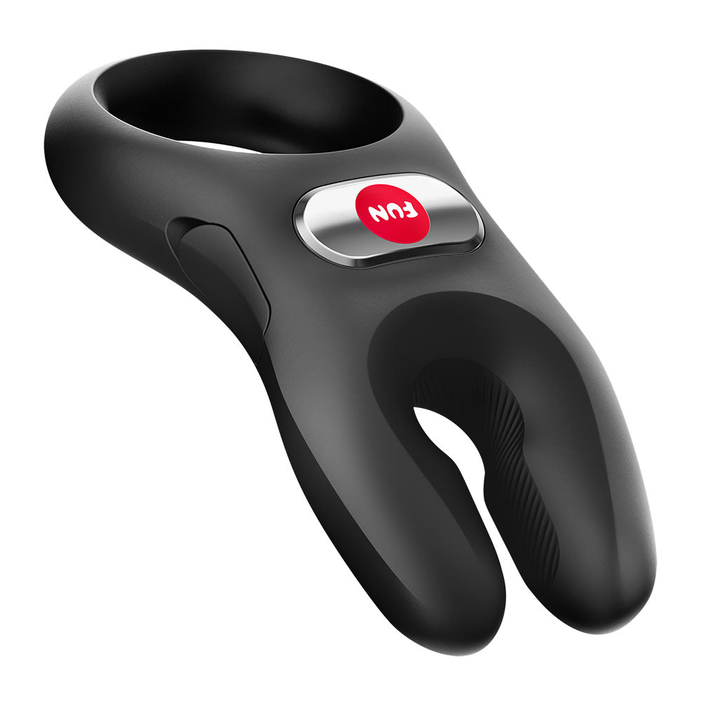 Fun Factory NOS PRO Vibrating Couples Cock Ring - Black