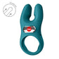 Fun Factory NOS PRO Vibrating Couples Cock Ring - Bottle Green