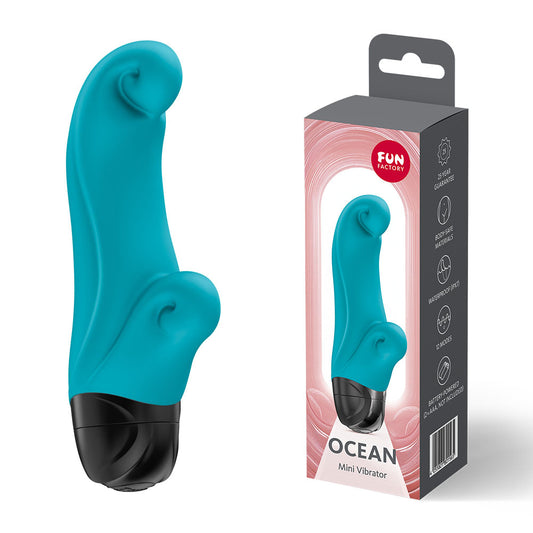 Fun Factory Ocean G-Spot Vibrator - Aquamarine