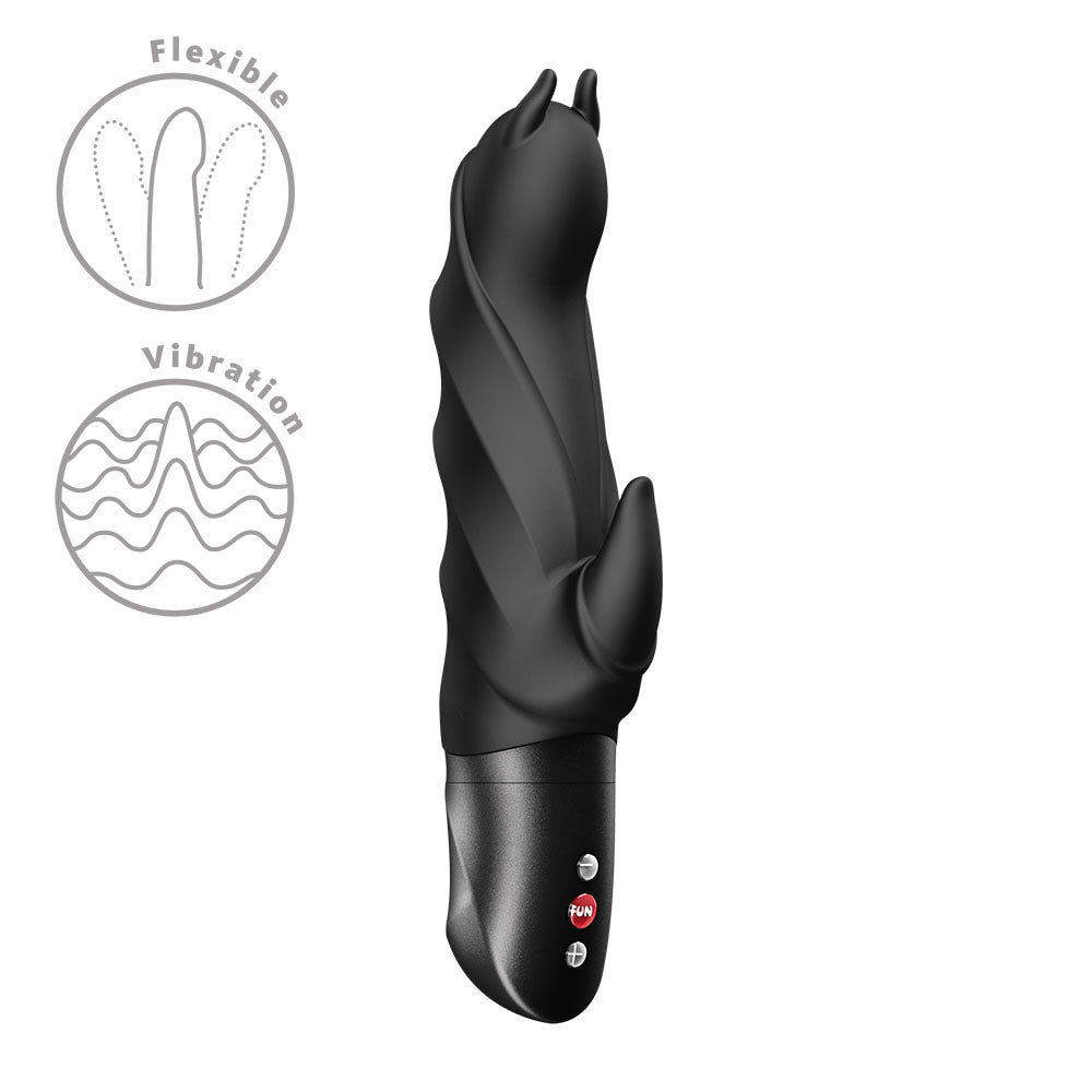 Fun Factory Darling Devil Rabbit Vibrator - Black