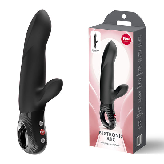 Fun Factory BI STRONIC ARC Thrusting Rabbit Vibrator 2026 Black