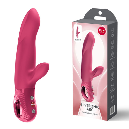 Fun Factory BI STRONIC ARC Thrusting Rabbit Vibrator 2026 Raspberry