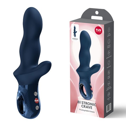 Fun Factory BI STRONIC CRAVE Thrusting Rabbit Vibrator 2026 Nightblue