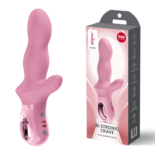 Fun Factory BI STRONIC CRAVE Thrusting Rabbit Vibrator 2026 Rose