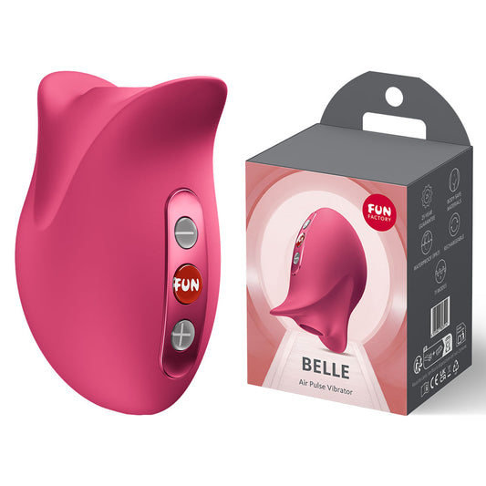 Fun Factory BELLE Air Pulse Clitoral Stimulator Vibrator Raspberry