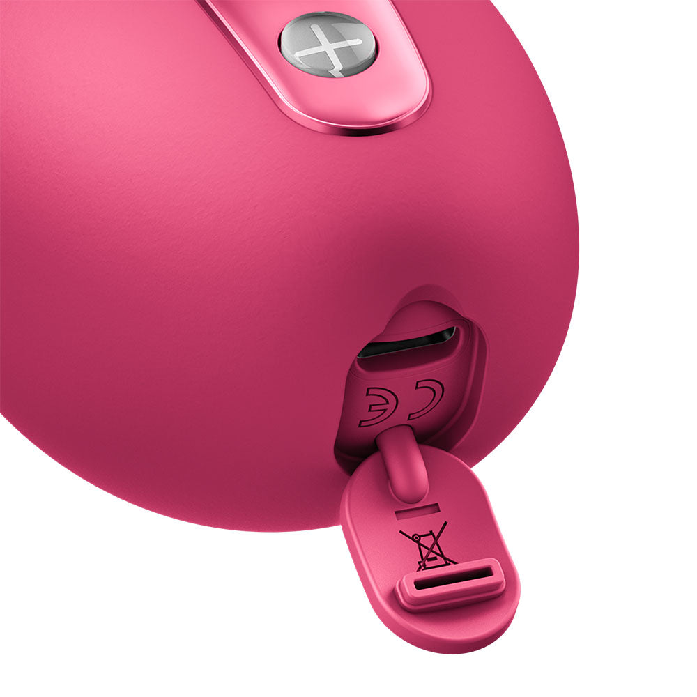 Fun Factory BELLE Air Pulse Clitoral Stimulator Vibrator Raspberry