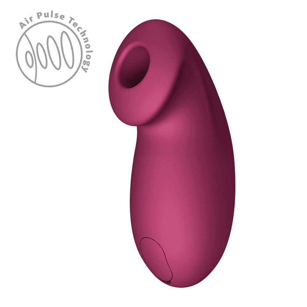 Fun Factory DESIRE Air Pulse Clitoral Stimulator Vibrator Wine Red