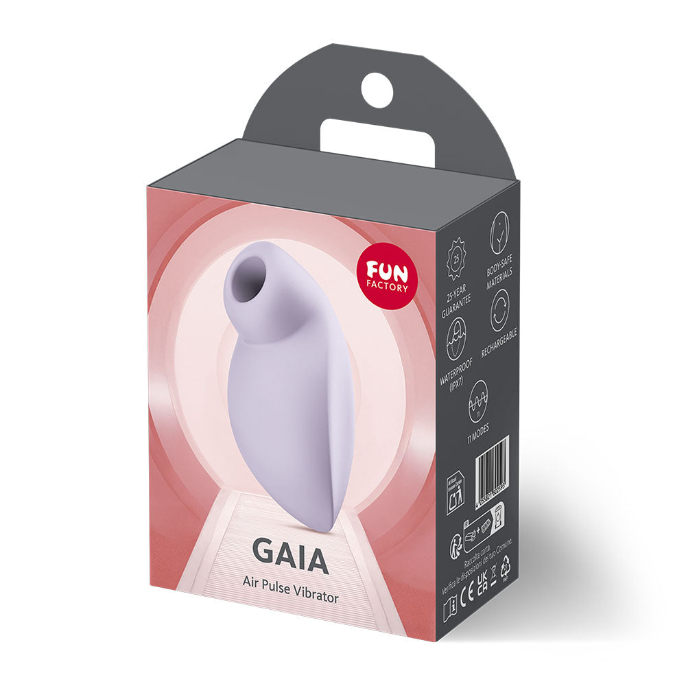 Fun Factory GAIA Air Pulse Clitoral Stimulator Vibrator Purple