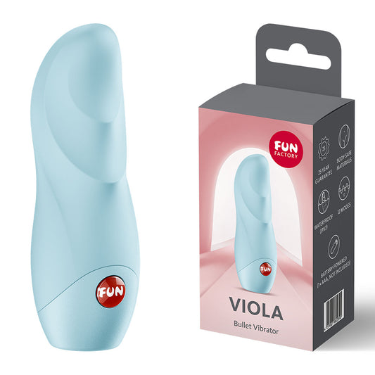 Fun Factory Viola Bullet Vibrator - Ice blue