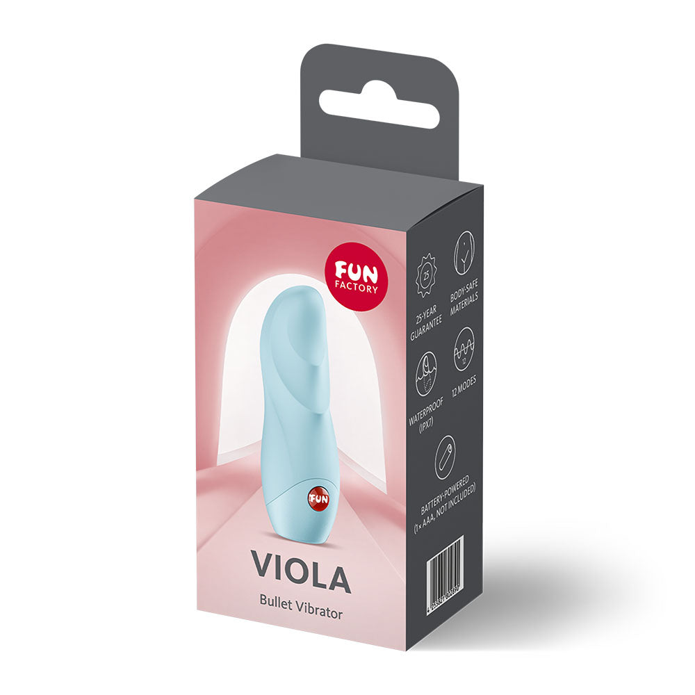 Fun Factory Viola Bullet Vibrator - Ice blue