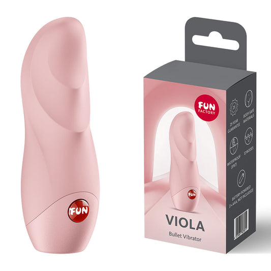 Fun Factory Viola Bullet Vibrator - Soft Pink