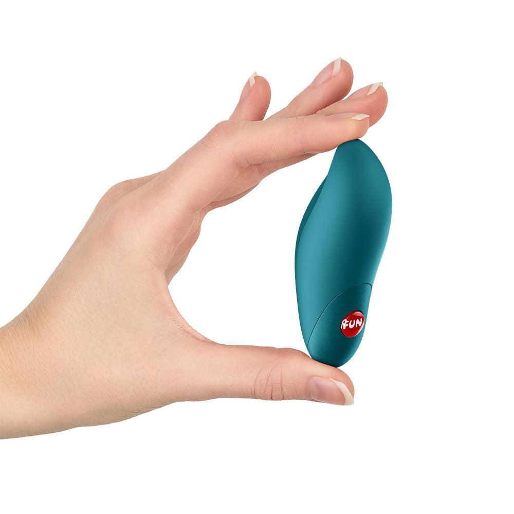 Fun Factory Charme Curved Bullet Vibrator - Bottle Green