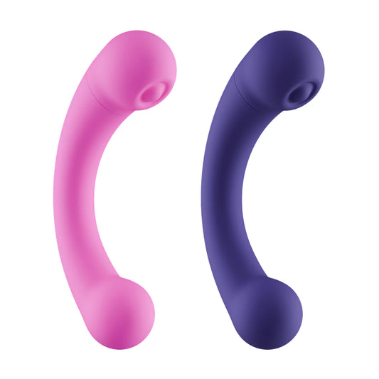 Femme Funn Aluna Mini - Dual-Stimulating Arc Thumping Vibrator - MULTIPLE COLOURS
