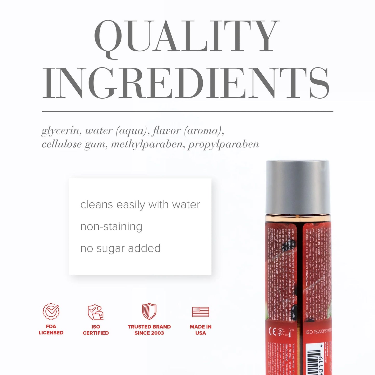 JO H2O Watermelon Flavored Water Based Lubricant 4oz/120ml