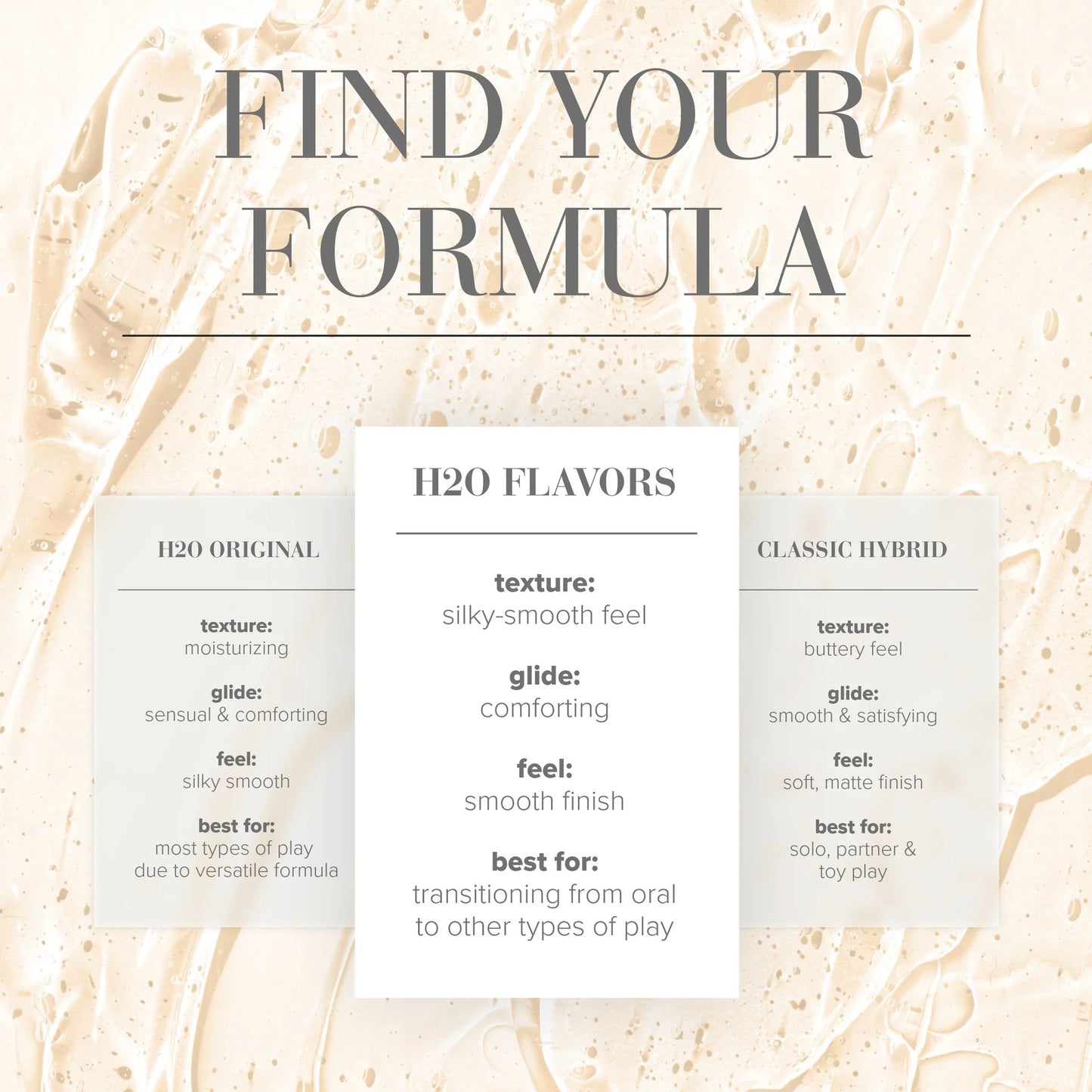 JO H2O Flavored Vanilla Cream Lubricant 1oz/30ml