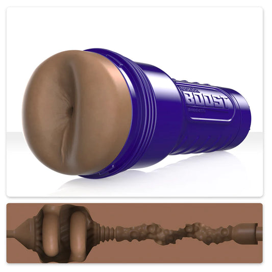 Fleshlight Boost Blast Male Masturbator Medium Dark Flesh