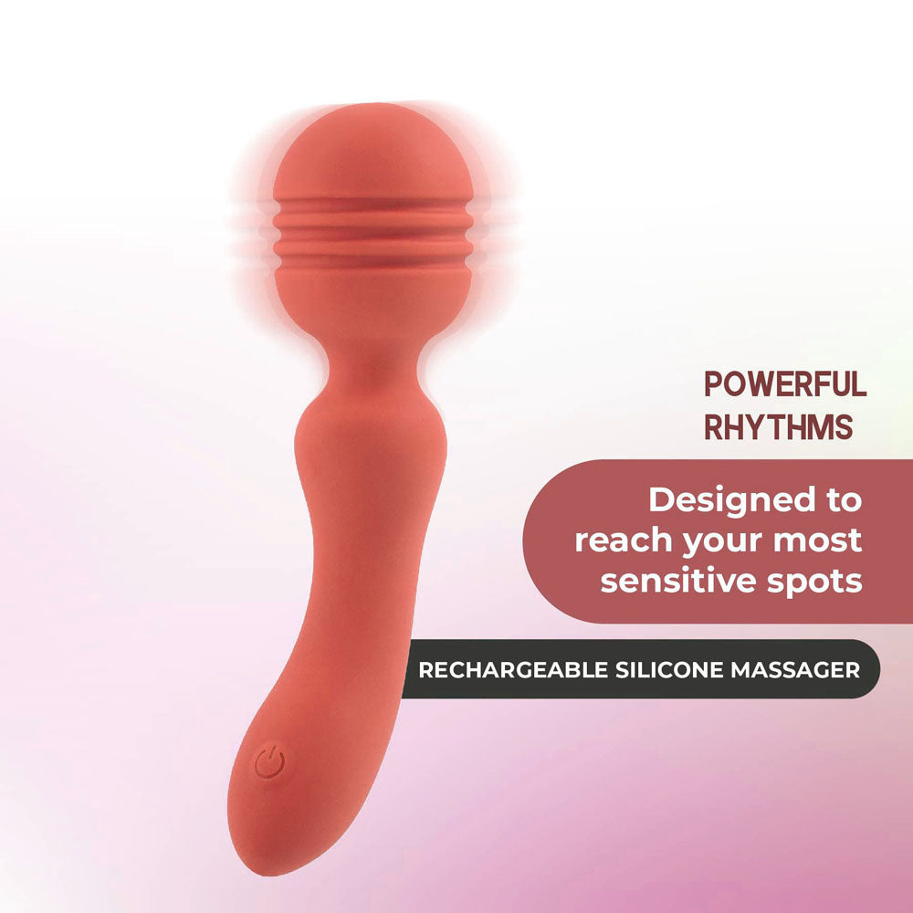 Excellent Power | Xciter - Orange 16.5cm USB Rechargeable Massage Wand