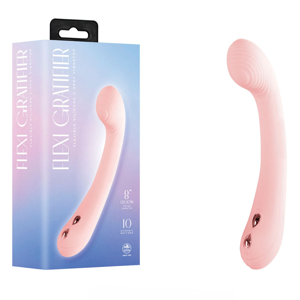 Excellent Power Flexi Gratifier G-Spot Vibrator Pink