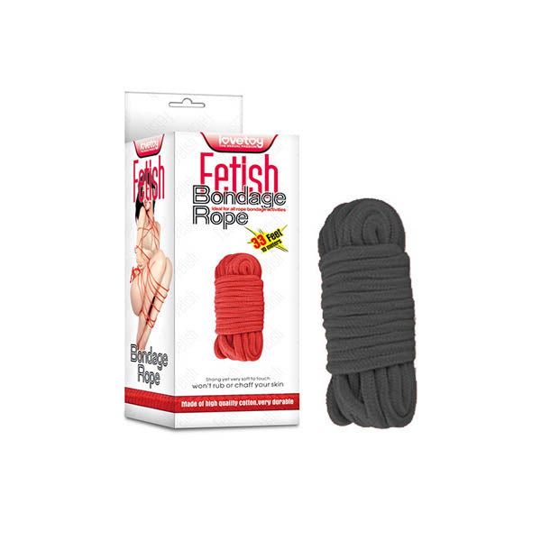 Lovetoy | Fetish Bondage Rope Black 10m