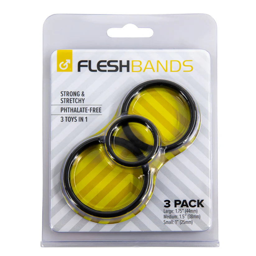 Fleshlight FleshBands Cock Rings - 3 Pack