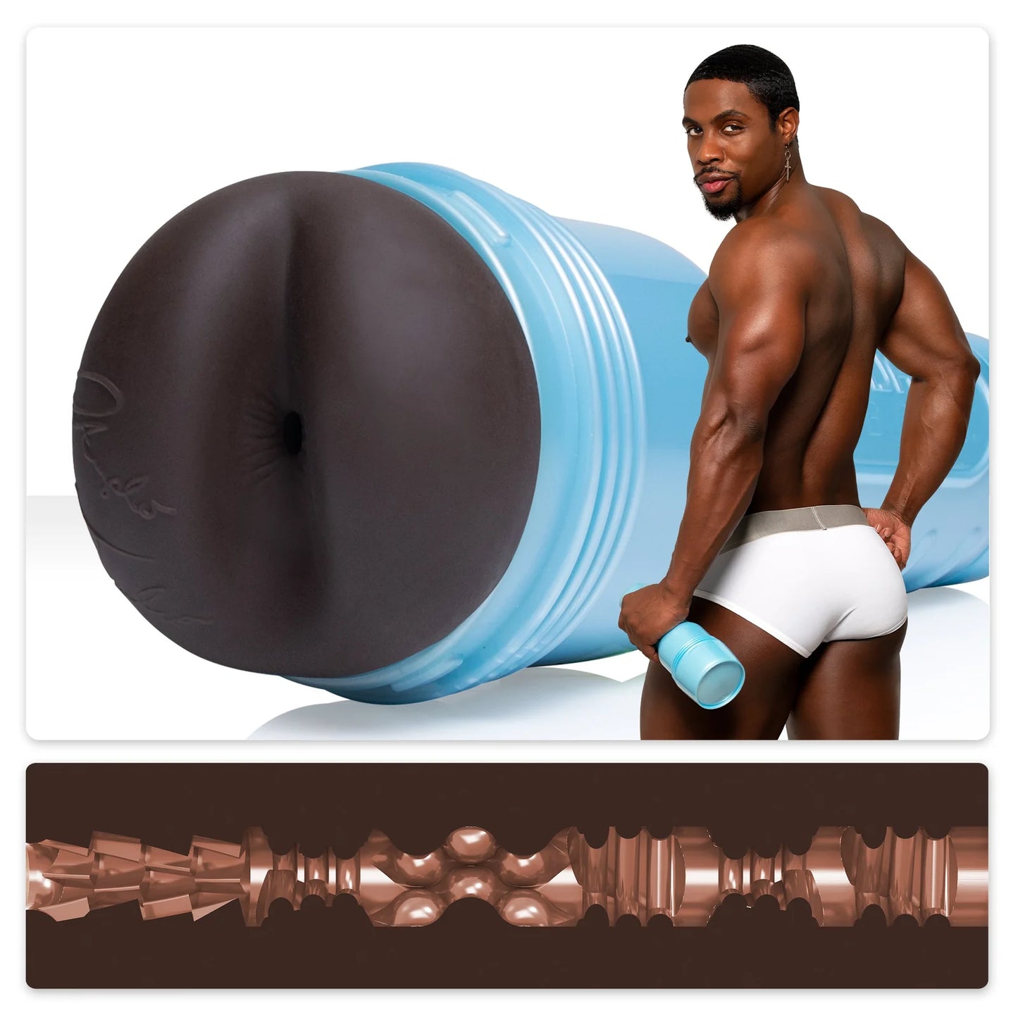 Fleshlight Fleshjack Boys DeAngelo Jackson 10/10 Ass Masturbator