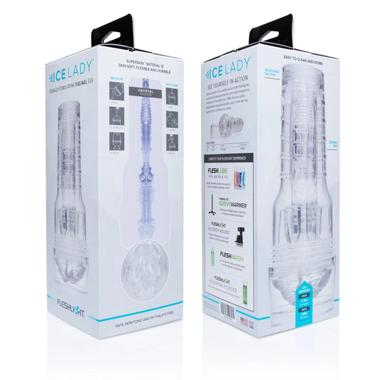 Fleshlight Ice Lady Crystal Vagina Masturbator