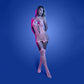 Fantasy Lingerie GLOW Metamorphic Bodystocking Glow In Dark Pink - OS
