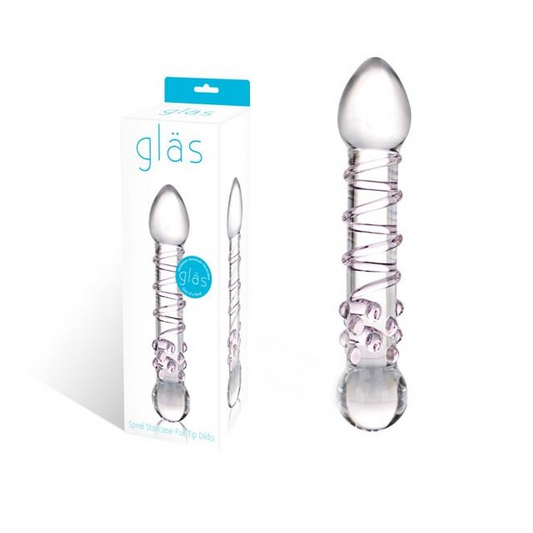Electric EEL | GLAS 7.25" Spiral Staircase Full Tip Dildo
